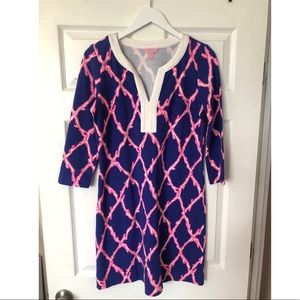 Lily Pulitzer Royal Blue and Pink dress